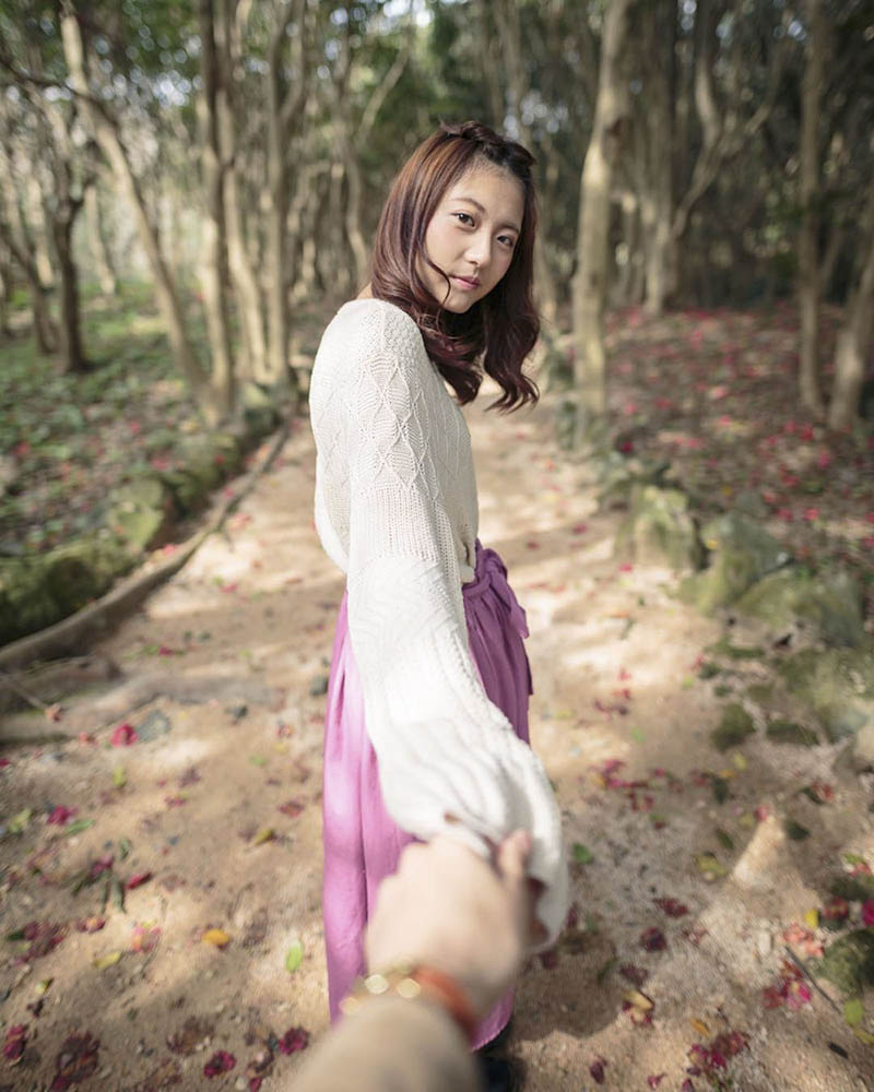 日系小清新情侣照写真摄影作品欣赏，日本摄影师yossy作品审美提升图片