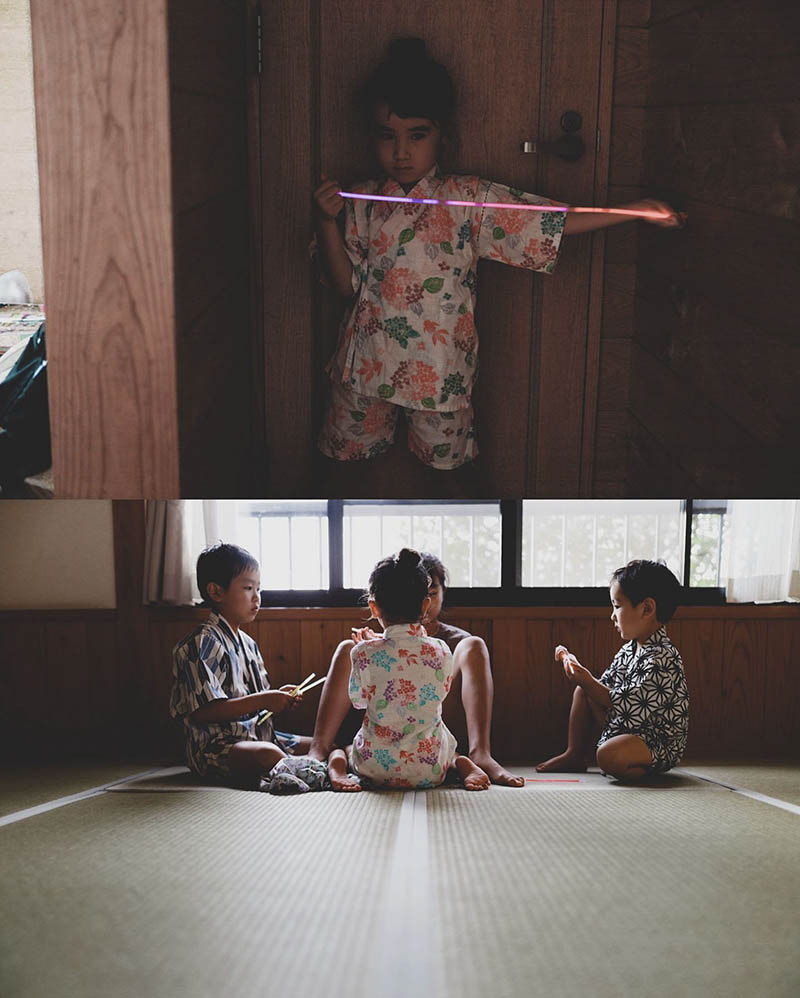 日系小清新纪实家庭儿童宝宝亲子摄影作品集欣赏，日本摄影师Saaco Yano作品审美提升