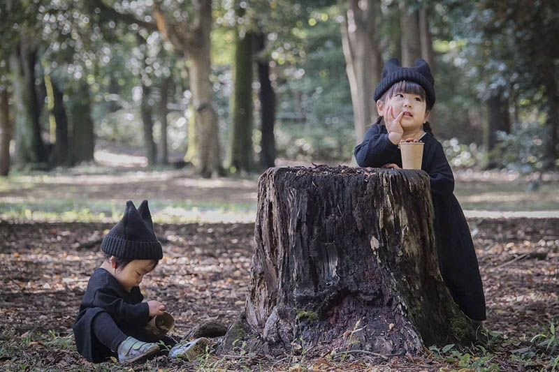 日系风格纪实儿童摄影作品集欣赏，日本摄影师satomi作品审美提升图片