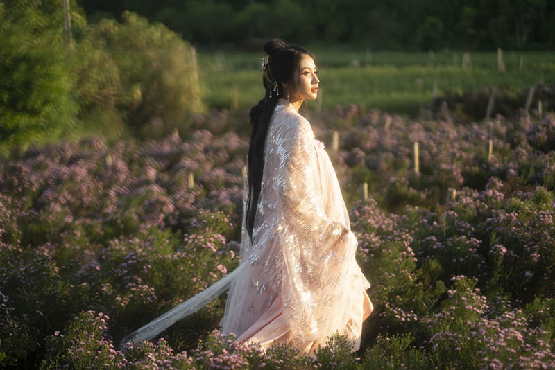 古装古风美女写真raw未修原片，相机ARW格式原图练习