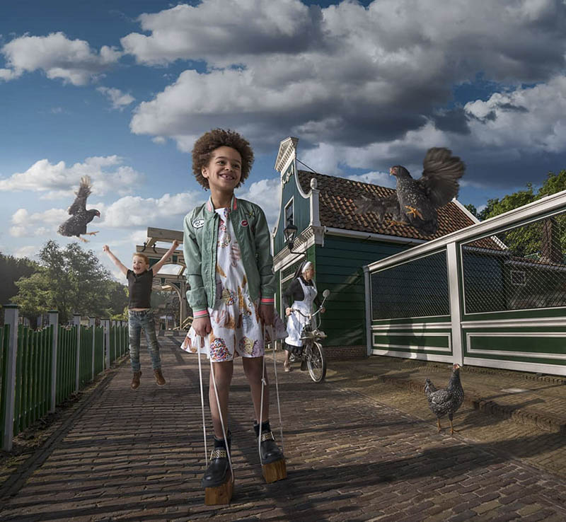超现实主义创意奇趣童年数码合成摄影作品集欣赏，荷兰合成摄影师Adrian Sommeling作品审美提升素材