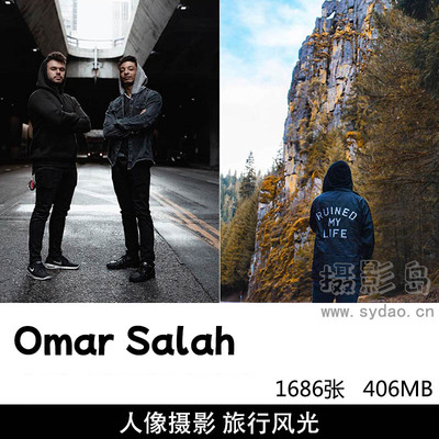 1686张旅行风光人像肖像摄影作品集欣赏，ins博主摄影师Omar Salah作品参考审美提升素材