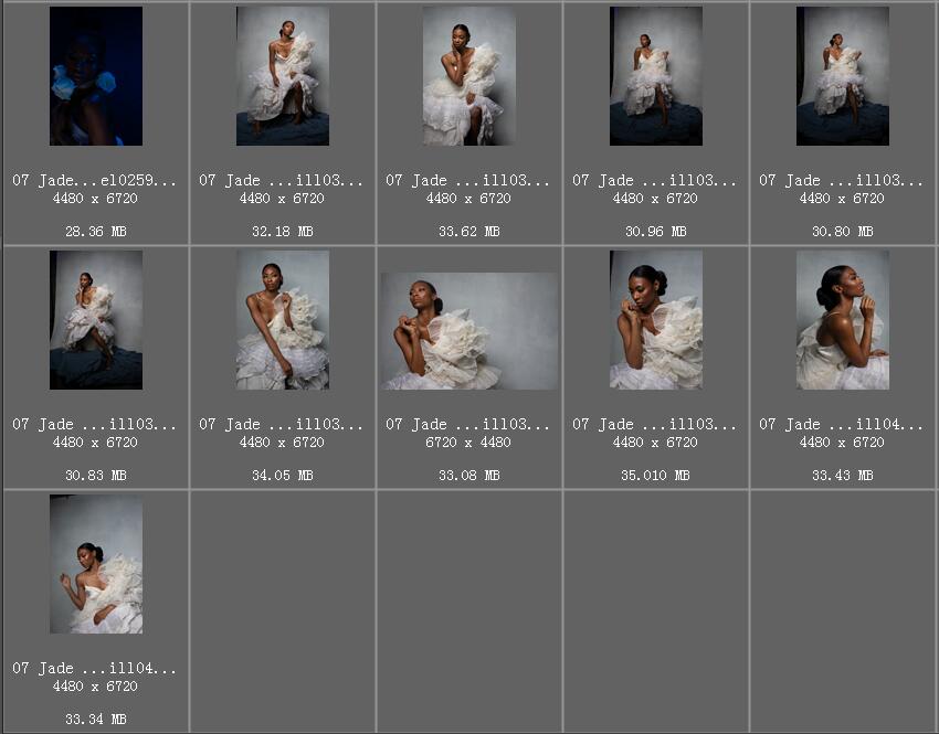 黑人女性商业时尚棚拍写真raw未修人像原片