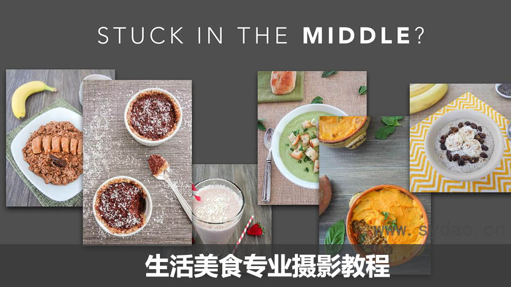 国外生活专业西餐美食摄影视频教程课程