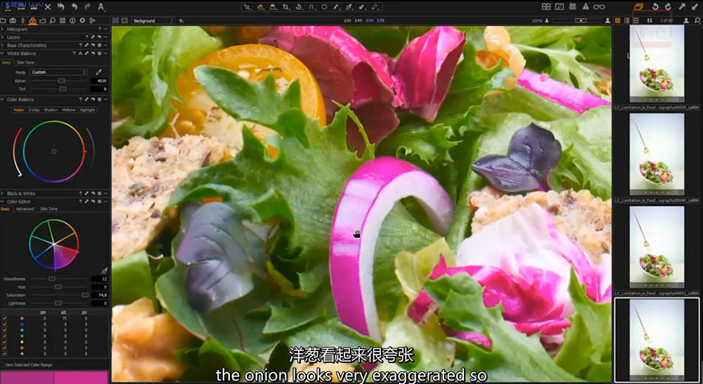 Liveclasses-Yan Bazhenov蔬菜沙拉美食摄影视频课程教程