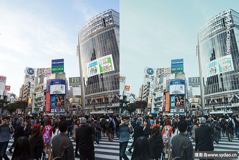 日本旅行城市街拍风光LR调色预设