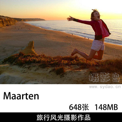 648张海岛旅行风光剪影摄影作品集欣赏，ins博主摄影师Maarten作品参考审美提升素材