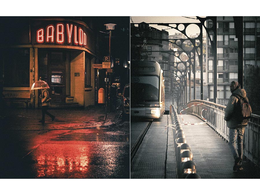暗色调欧美城市阴雨天街景街拍纪实摄影作品欣赏