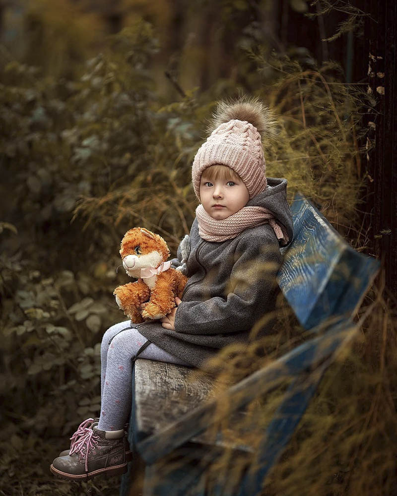 俄罗斯创意梦幻儿童肖像摄影写真作品欣赏，俄罗斯摄影师Elina Gamanova审美形象照摆姿提升素材