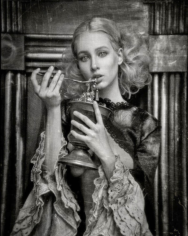 欧美美女性感人体黑白摄影作品欣赏，摄影师Сергей Романов审美形象照摆姿提升素材
