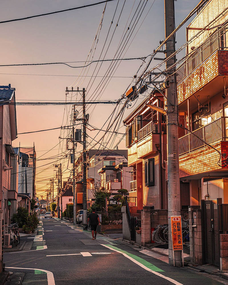 日本夕阳风光摄影作品