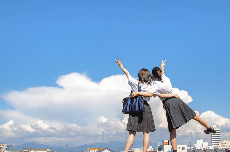 日系小清新学生人像风光摄影作品图片欣赏，日本摄影师kanagawa审美形象照摆姿提升素材