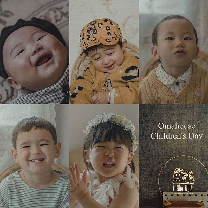 韩国情侣儿童家庭生活纪实摄影写真作品图片欣赏，摄影师yuwol_omahouse审美形象照摆姿提升素材