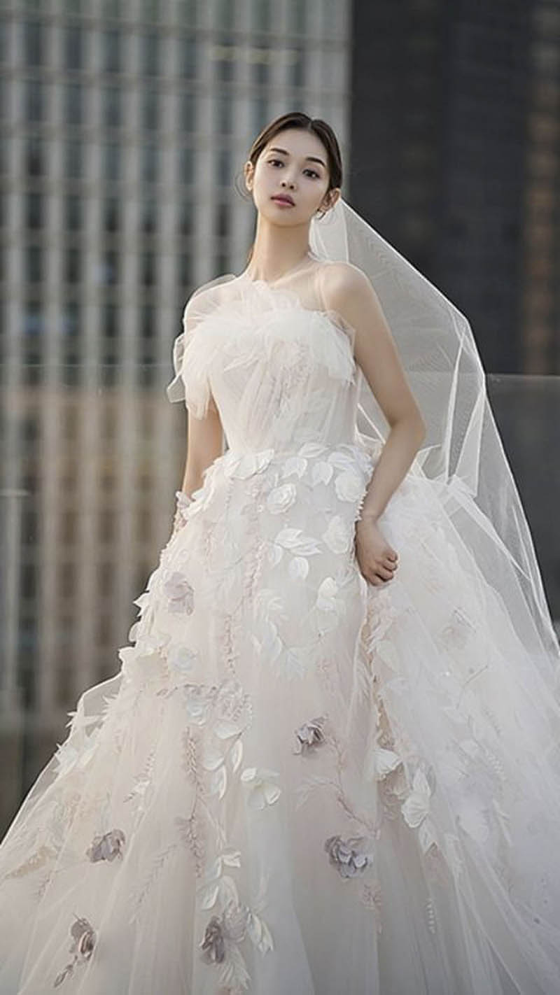 韩国婚纱照品牌sonyunhui白色婚纱礼服摄影作品欣赏