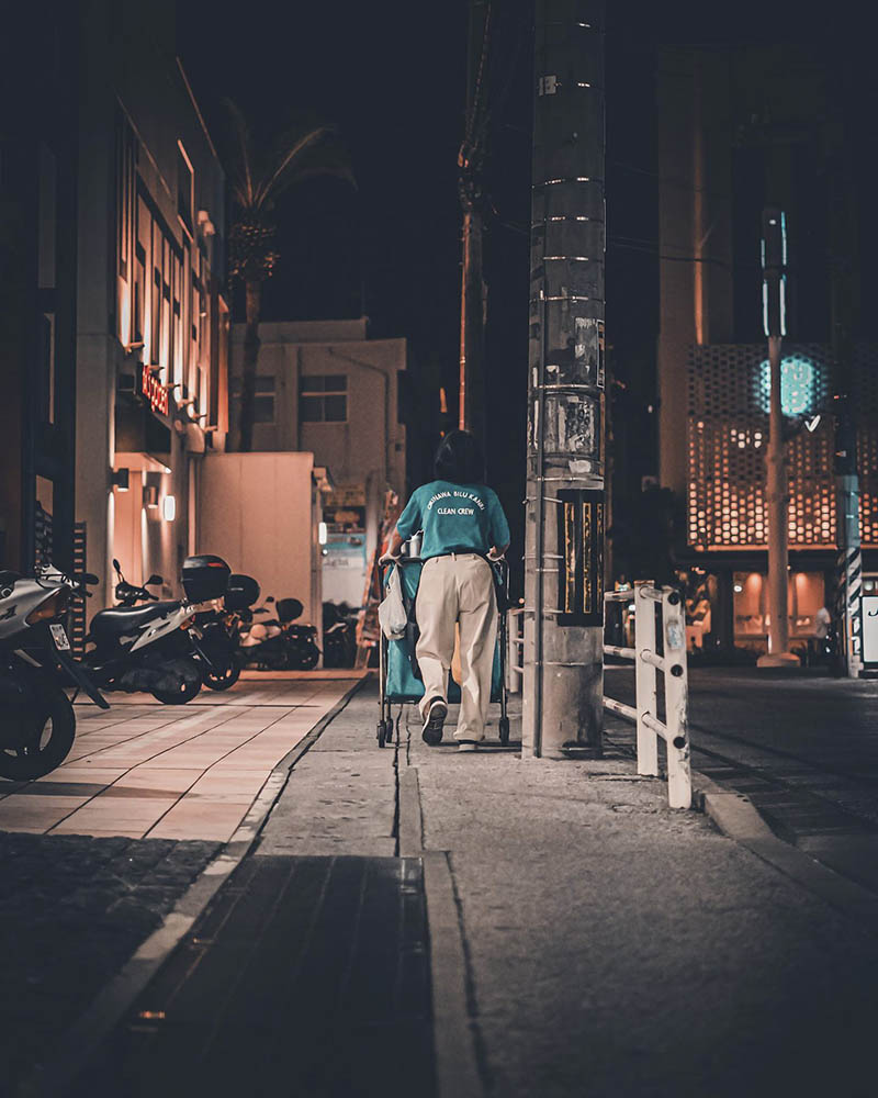 日本城市街景夜景街拍摄影作品图片欣赏，ins摄影师Hiro Ak审美提升素材