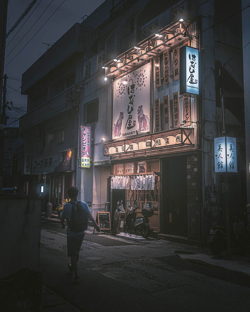 日本城市街景夜景街拍摄影作品图片欣赏，ins摄影师Hiro Ak审美提升素材