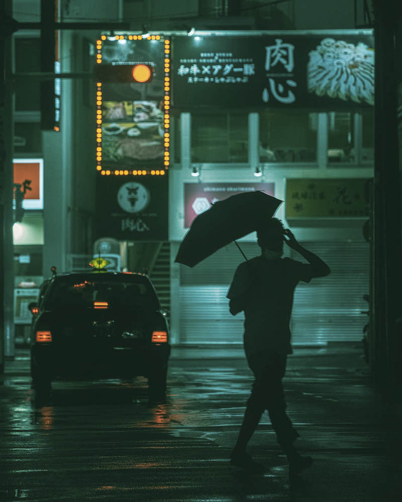 日本城市街景夜景街拍摄影作品图片欣赏，ins摄影师Hiro Ak审美提升素材