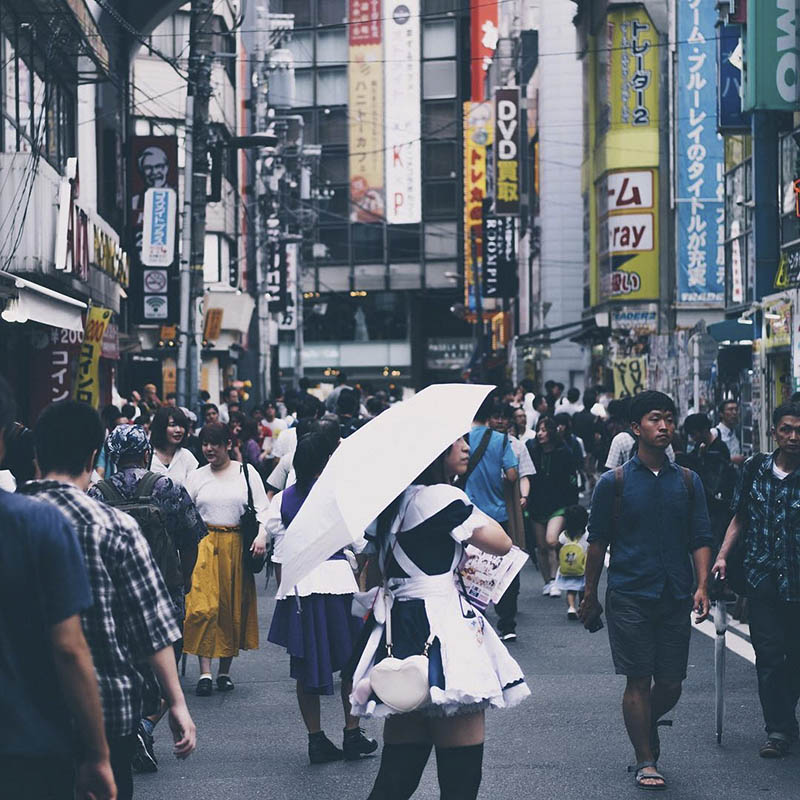 日本纪实街景街头夜景风光摄影作品图片欣赏，ins摄影师KICK审美提升素材