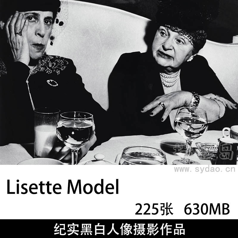 225张20世纪黑白纪实街拍摄影作品图片欣赏，街拍女王Lisette Model摄影审美提升素材