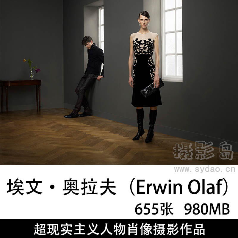 655张超现实主义风格的舞台化人物肖像摄影作品图片欣赏，荷兰国宝级埃文·奥拉夫Erwin Olaf审美提升素材
