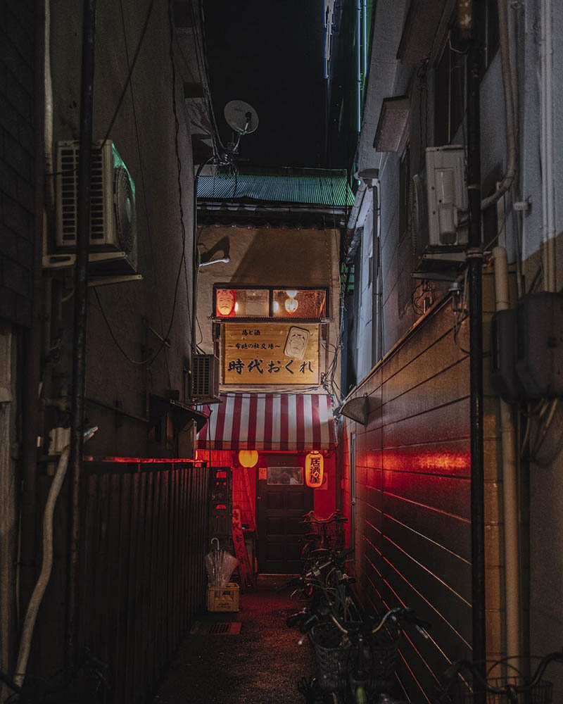 日本阴雨天夜景街拍街景风光摄影作品图片欣赏，日本摄影师saaco_film审美提升素材