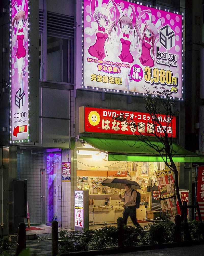 日本街道街景店面风光摄影作品图片欣赏，ins日本摄影师keisuke审美提升素材