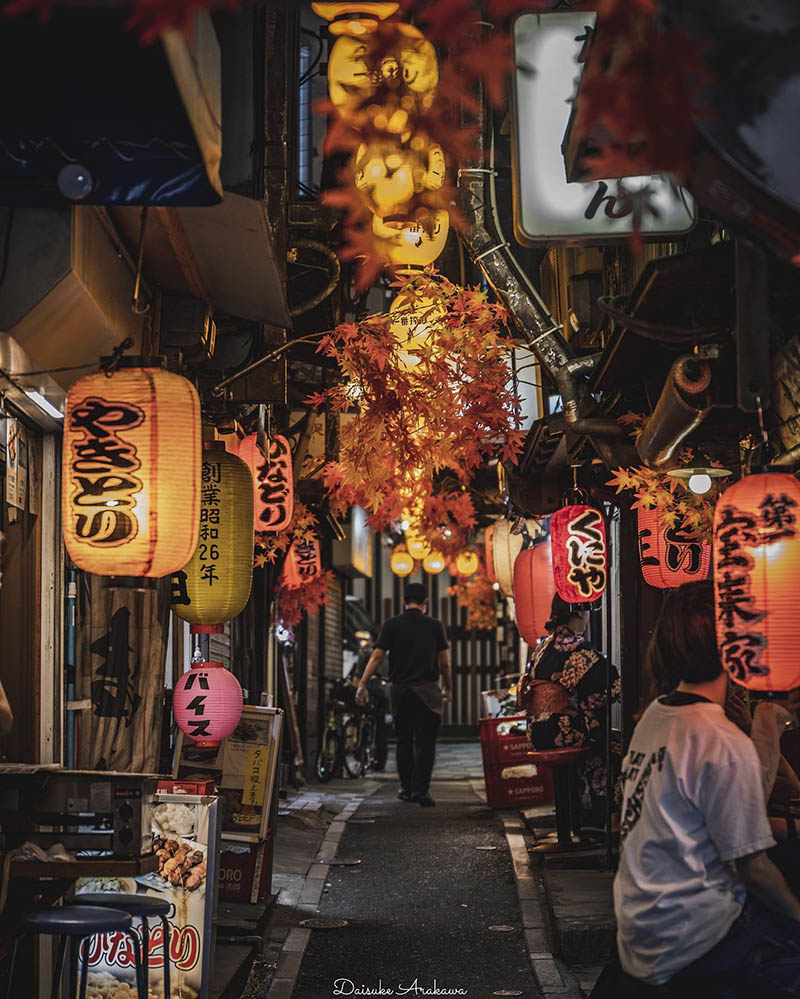 暗黑风格日本夜景街头摄影作品图片欣赏，日本摄影师あらぽん审美提升素材