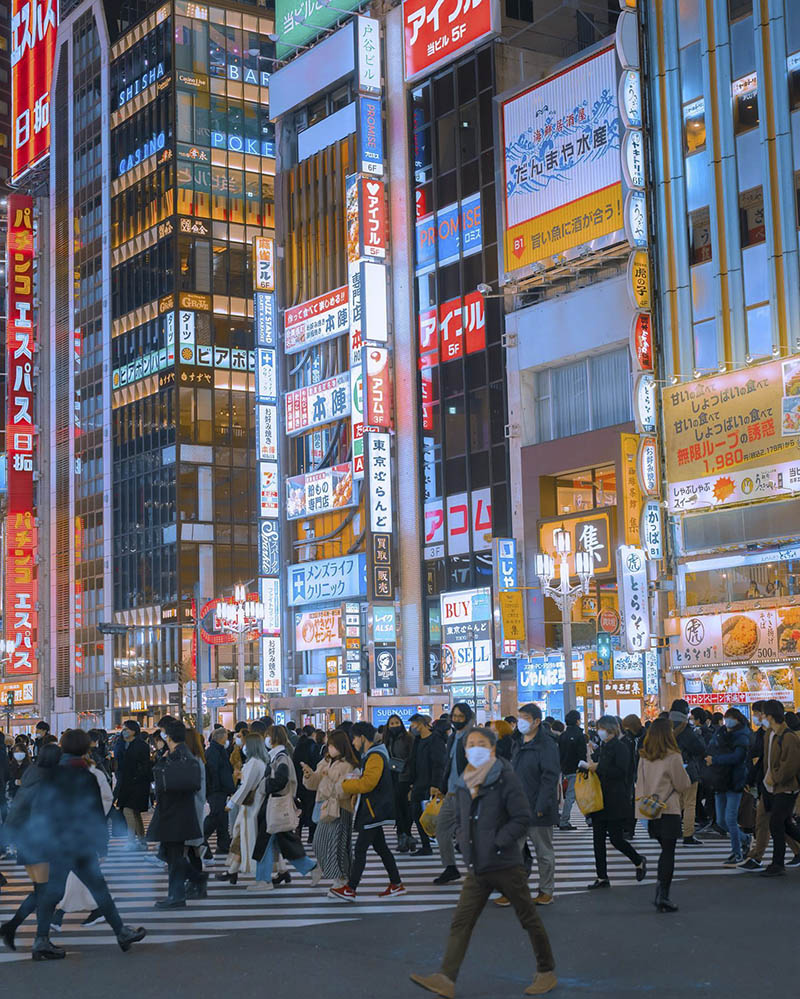 日本街头小巷夜景风光摄影作品图片欣赏，ins日本摄影师minhtruong.mt_审美提升素材