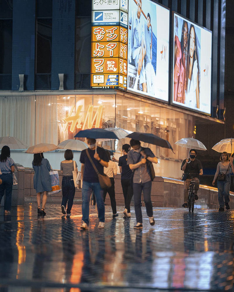 日本街头小巷夜景风光摄影作品图片欣赏，ins日本摄影师minhtruong.mt_审美提升素材