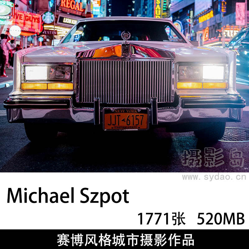 1771张朋克赛博城市街头摄影作品图片欣赏，ins摄影师Michael Szpot作品审美提升素材