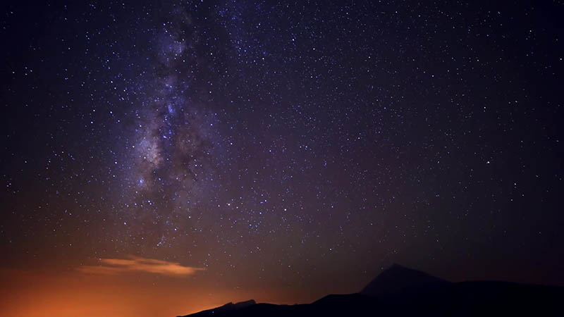 可商用夜空视频大全合集下载，高清实拍唯美星空夜晚天空抖音无版权视频素材