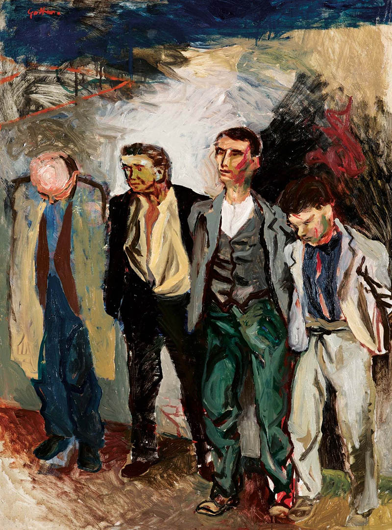 意大利画家雷纳托·古图索（Renato Guttuso）数字绘画油画电子图片图库