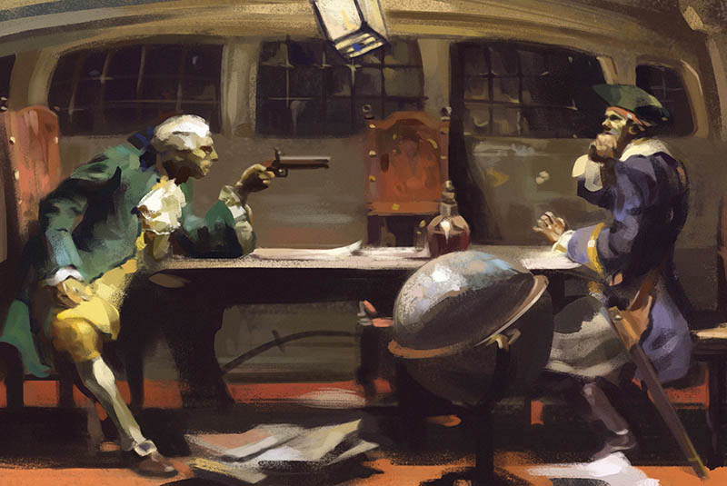 美国画家米德·谢弗(Mead Schaeffer)油画绘画、版画插图作品图片合集图库