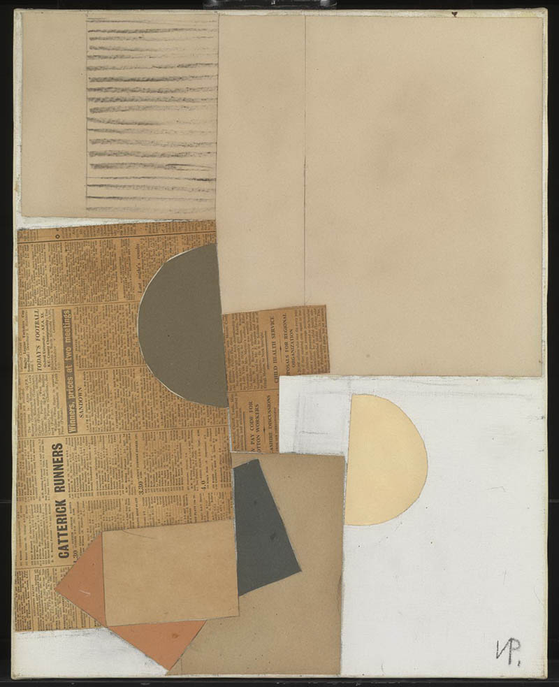 英国画家维克多·帕斯莫尔（Victor Pasmore）抽象绘画油画作品图片欣赏