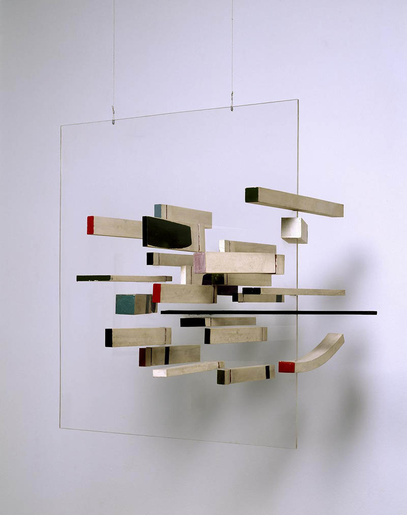 英国画家维克多·帕斯莫尔（Victor Pasmore）抽象绘画油画作品图片欣赏