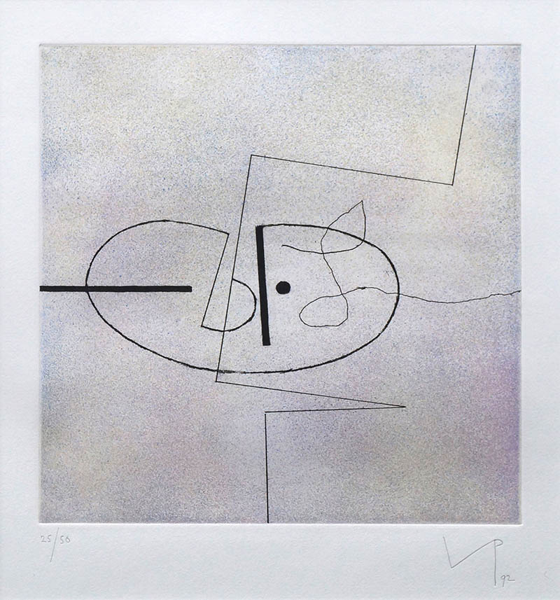 英国画家维克多·帕斯莫尔（Victor Pasmore）抽象绘画油画作品图片欣赏