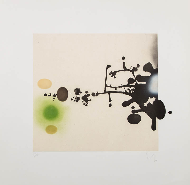 英国画家维克多·帕斯莫尔（Victor Pasmore）抽象绘画油画作品图片欣赏