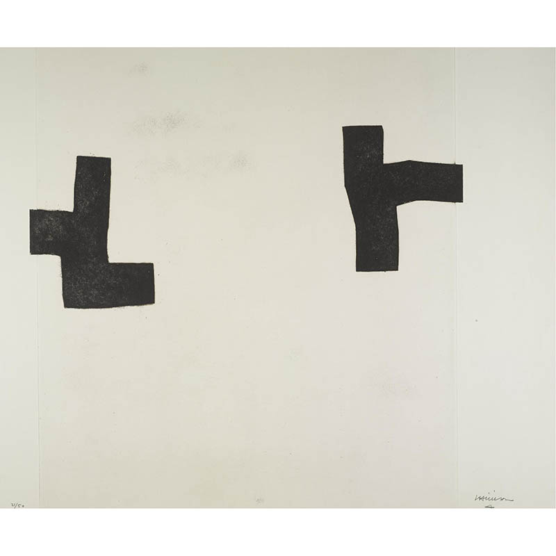 西班牙画家艾德瓦尔多·奇立达（Eduardo Chillida）抽象绘画作品合集欣赏