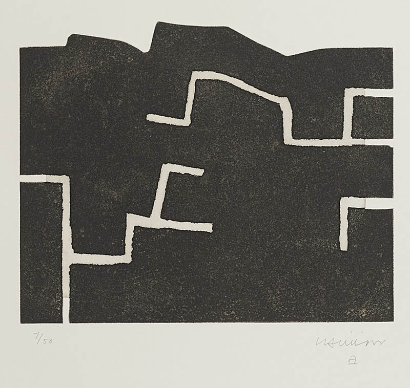 西班牙画家艾德瓦尔多·奇立达（Eduardo Chillida）抽象绘画作品合集欣赏