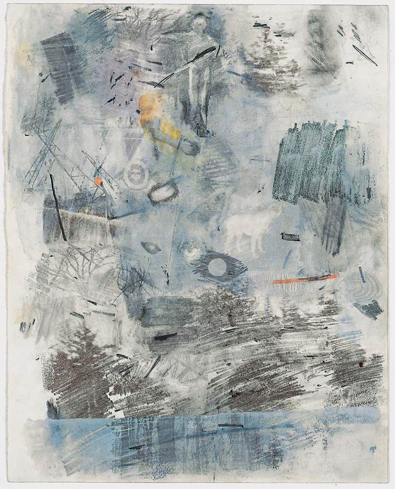 美国画家劳森伯格Robert Rauschenberg高清抽象绘画油画作品图片欣赏