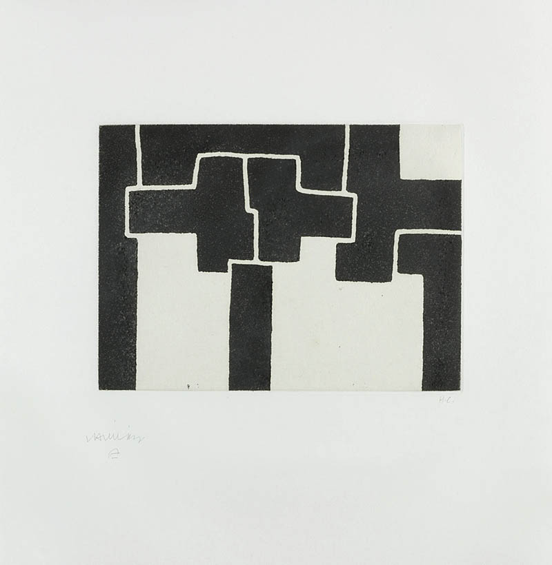 西班牙画家艾德瓦尔多·奇立达（Eduardo Chillida）抽象绘画作品合集欣赏