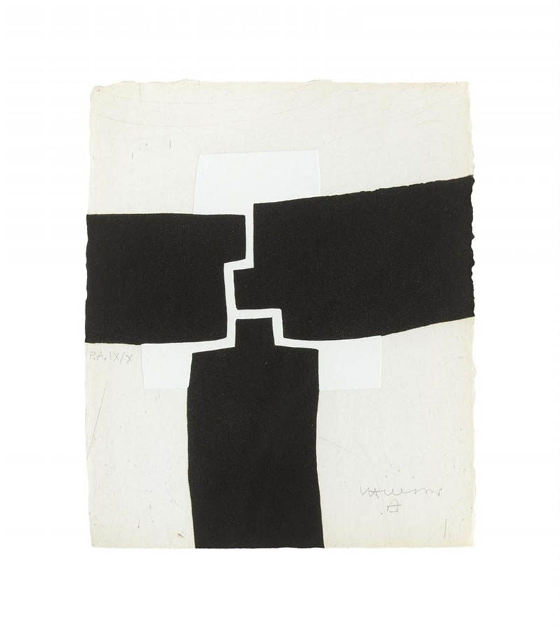 西班牙画家艾德瓦尔多·奇立达（Eduardo Chillida）抽象绘画作品合集欣赏