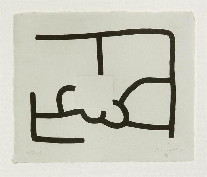 西班牙画家艾德瓦尔多·奇立达（Eduardo Chillida）抽象绘画作品合集欣赏