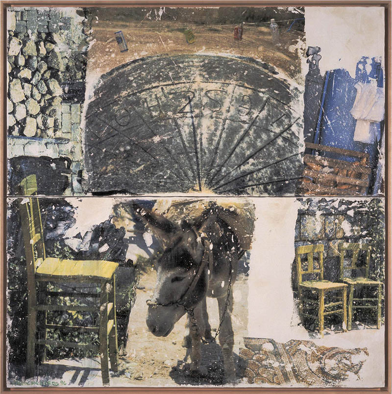 美国画家劳森伯格Robert Rauschenberg高清抽象绘画油画作品图片欣赏