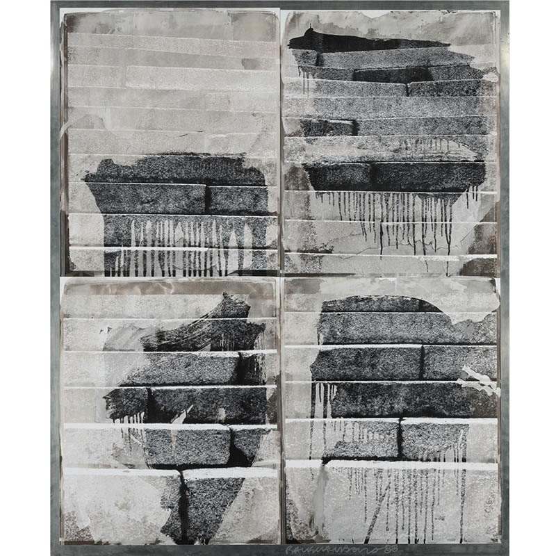 美国画家劳森伯格Robert Rauschenberg高清抽象绘画油画作品图片欣赏