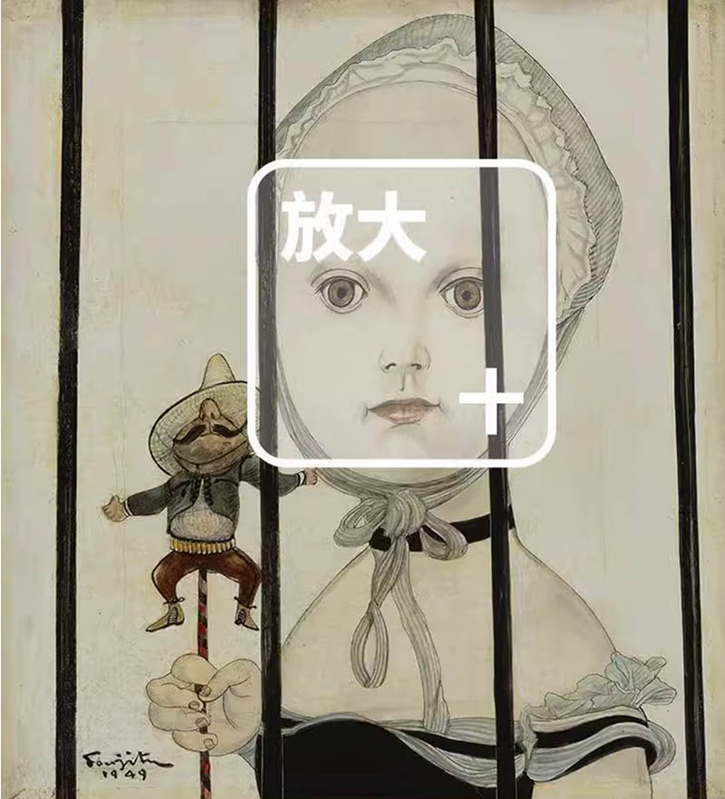 日本画家藤田嗣治高清油画作品合集，人物画临摹素材欣赏