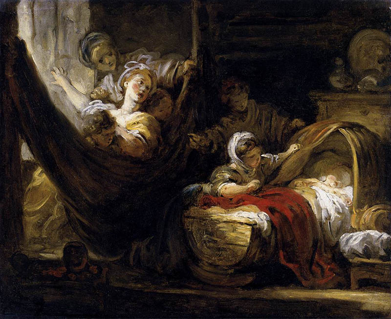 法国画家弗拉戈纳尔(Jean Honore Fragonard)人物油画作品合集欣赏