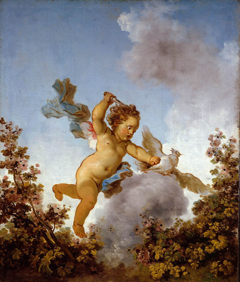 法国画家弗拉戈纳尔(Jean Honore Fragonard)人物油画作品合集欣赏