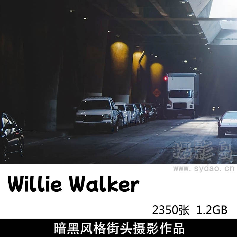 2350张暗黑风格街头街景城市建筑摄影作品图片欣赏，ins摄影师Willie Walker III作品审美提升素材