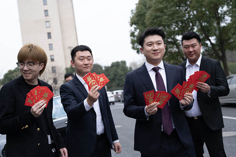 婚礼跟拍上门接亲过程流程拍摄raw未修人像原图组图，尼康相机nef格式摄影后期修图练习素材